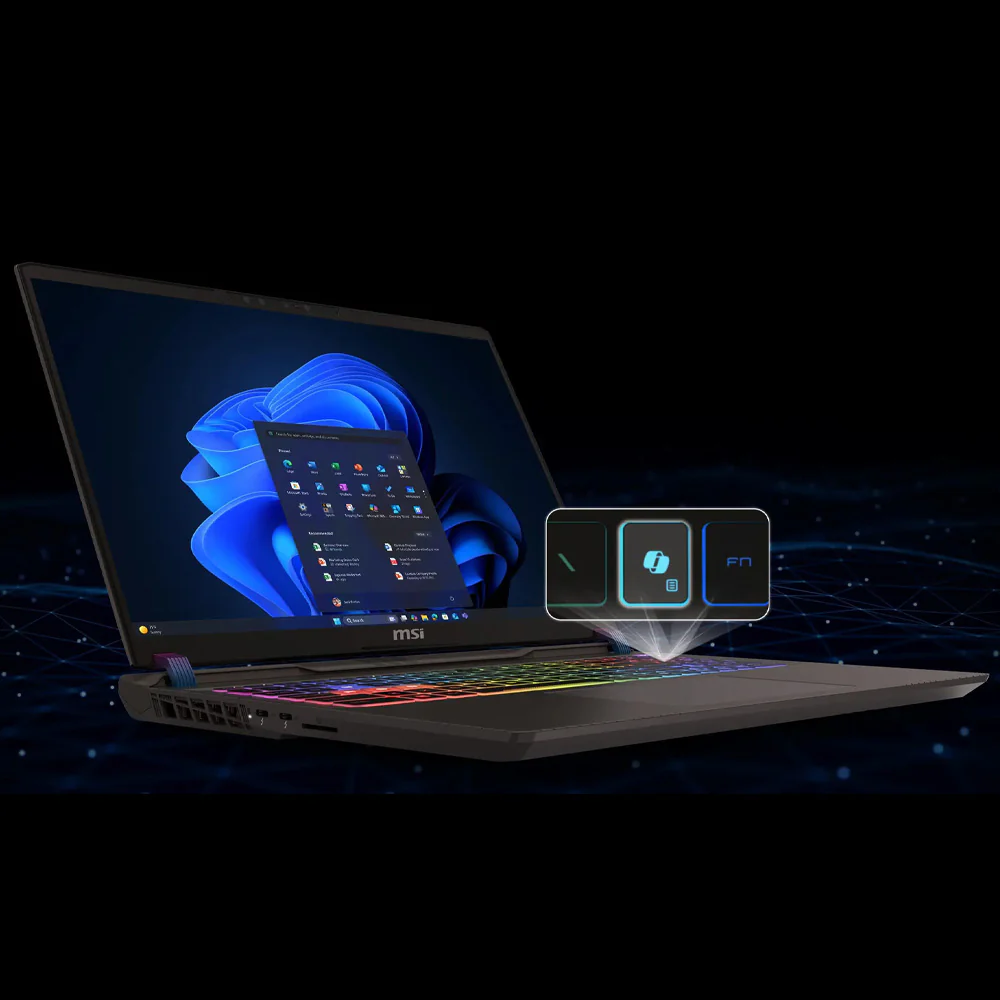 MSI Vector 16 HX AI A2XWHG-070EG Laptop (Intel Core Ultra 9 275HX - 32GB Ram - M.2 NVMe 1TB - Nvidia RTX 5070 Ti 12GB - 16 Inch QHD+ IPS 240Hz - Win11) - Cosmos Gray - Image 13