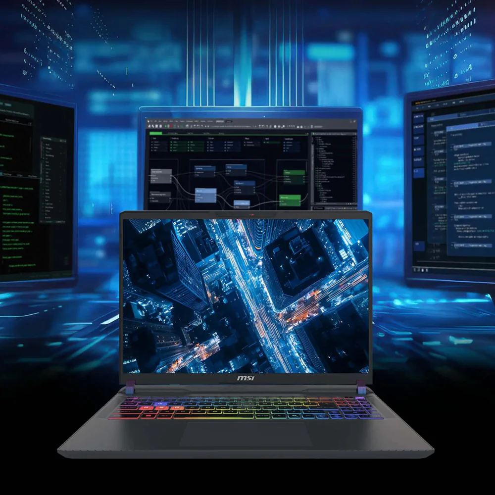 MSI Vector 16 HX AI A2XWHG-070EG Laptop (Intel Core Ultra 9 275HX - 32GB Ram - M.2 NVMe 1TB - Nvidia RTX 5070 Ti 12GB - 16 Inch QHD+ IPS 240Hz - Win11) - Cosmos Gray - Image 14