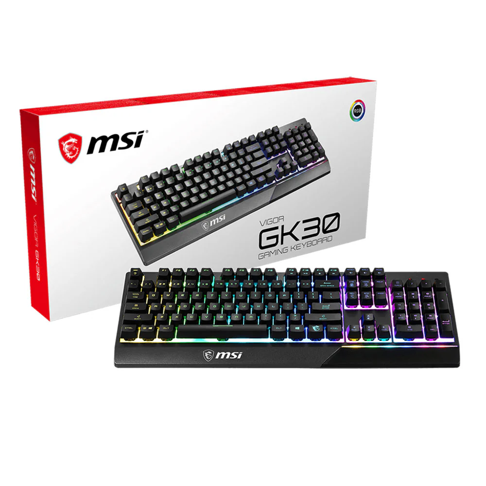 MSI VIGOR GK30 Wired RGB Gaming Keyboard English & Arabic - Image 10