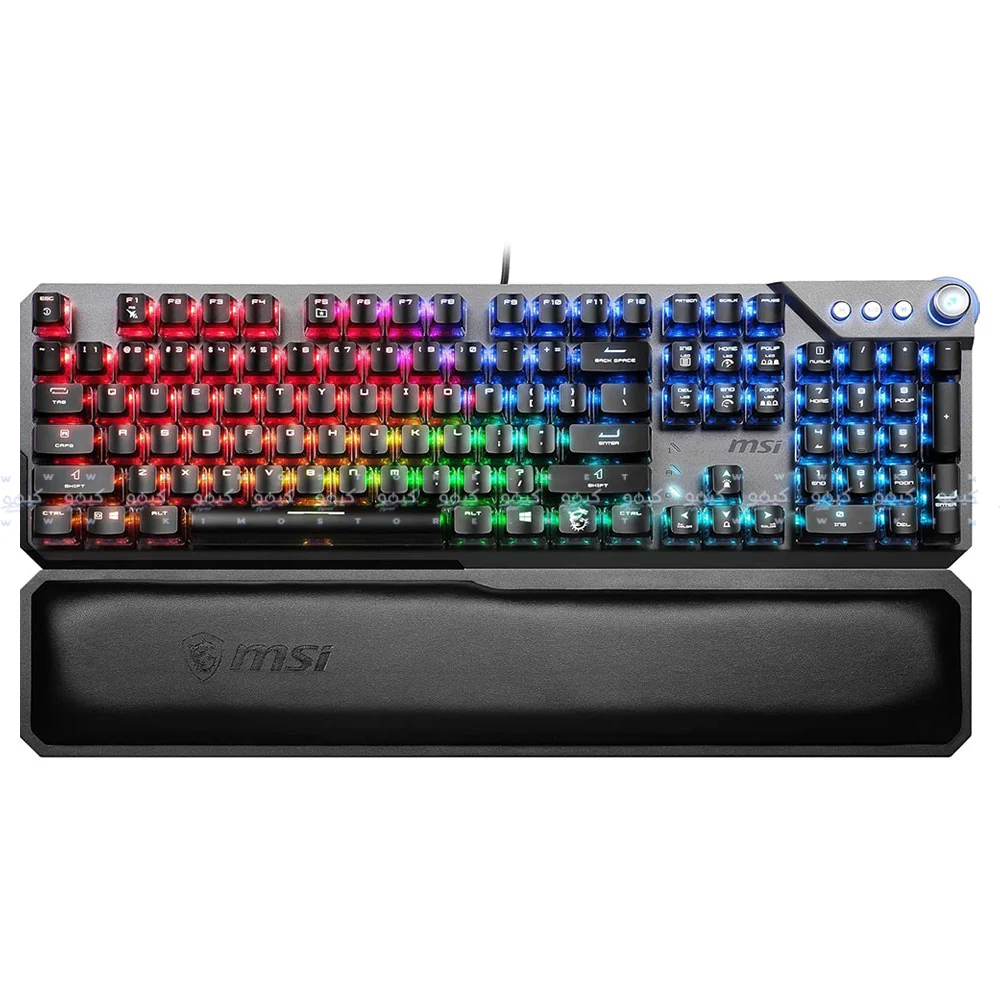 MSI Vigor GK71 Sonic Blue Switch Wired RGB Gaming Keyboard English & Arabic - Image 2