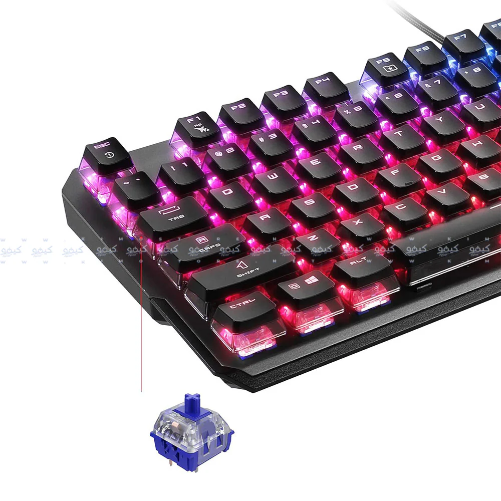 MSI Vigor GK71 Sonic Blue Switch Wired RGB Gaming Keyboard English & Arabic - Image 5
