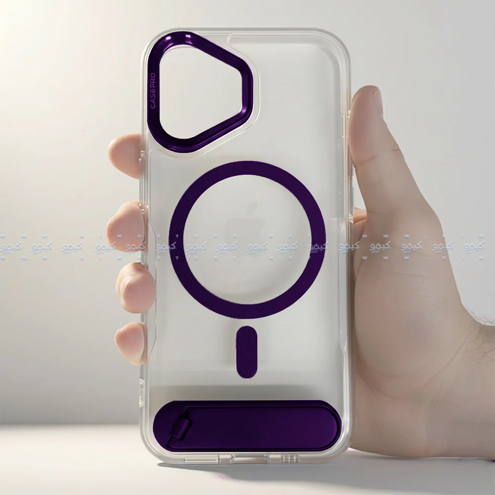 My Choice Clear Phone Magnetic Cover With Stand iPhone 17 - Image 3