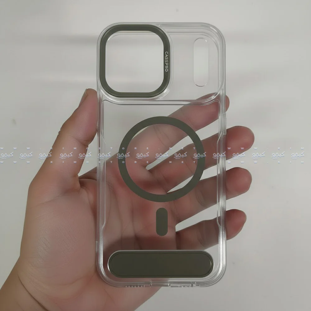 My Choice Clear Phone Magnetic Cover With Stand iPhone 17 Pro Max - Image 2