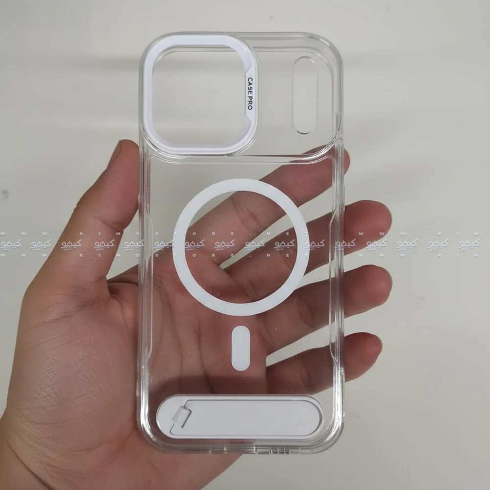 My Choice Clear Phone Magnetic Cover With Stand iPhone 17 Pro Max - Image 5