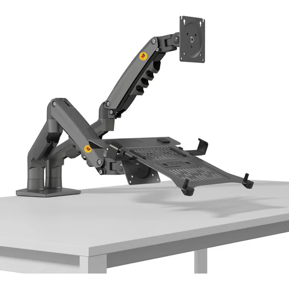 NB F160-FP 17-30 Inch Dual Arm Full Motion TV Stand - Image 2