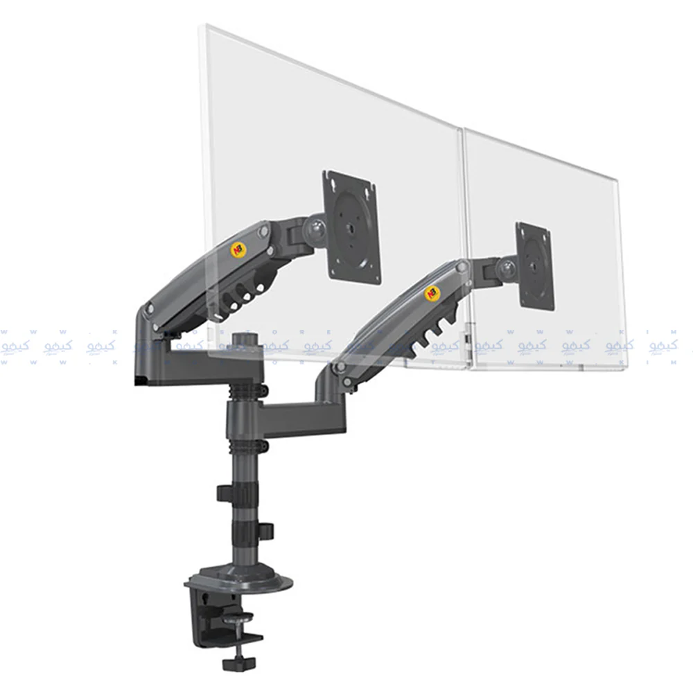 NB H180 17-27 Inch Dual Arm Full Motion TV Stand