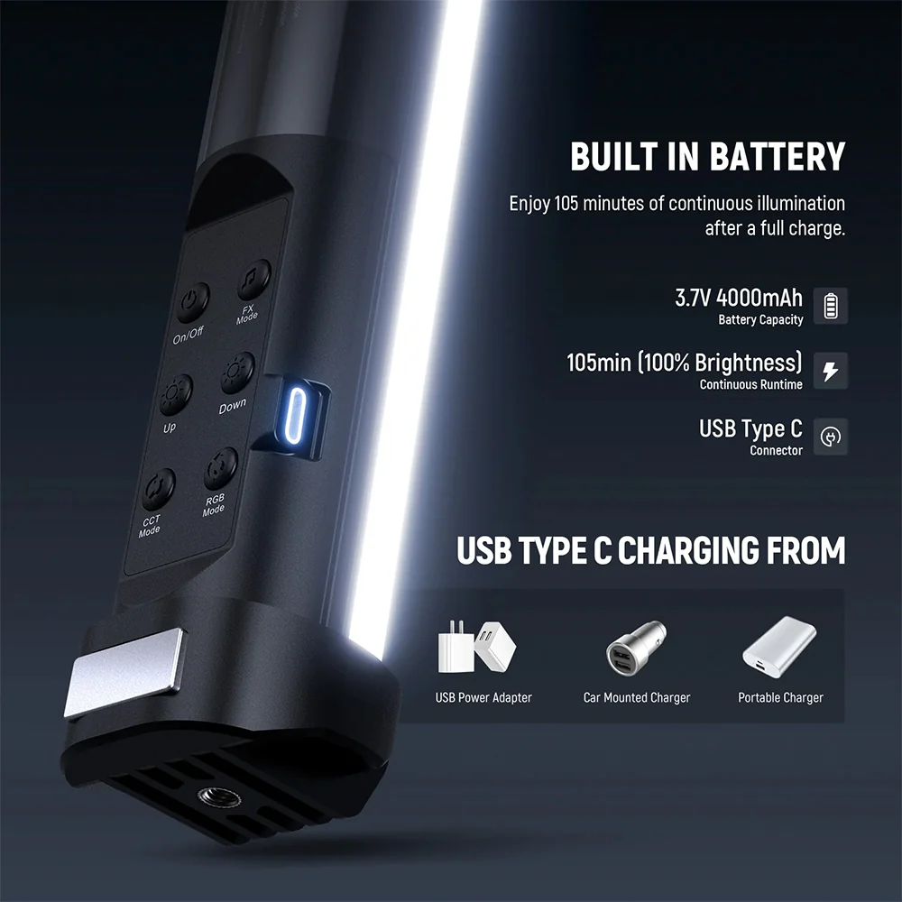 Neewer Basics SL50 RGB LED Light Stick - Image 7