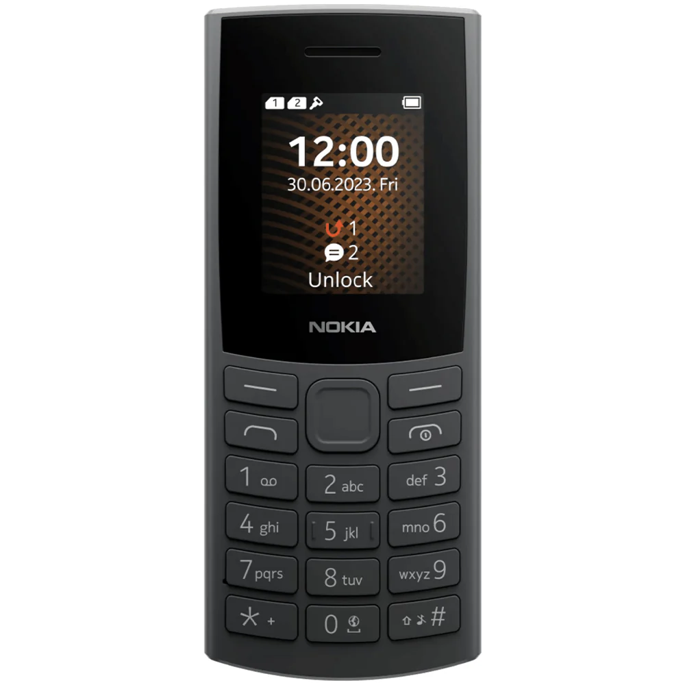 Nokia 106 (2023) Dual SIM (FM / 1.8 Inch / 2G) - Charcoal - Image 2
