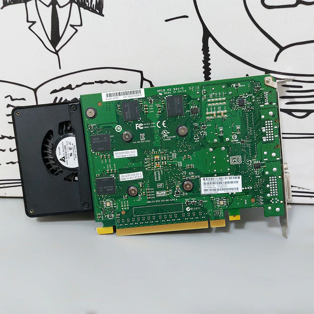 Nvidia Quadro K2000 2GB GDDR5 Graphics Card (Original Used) - Image 3