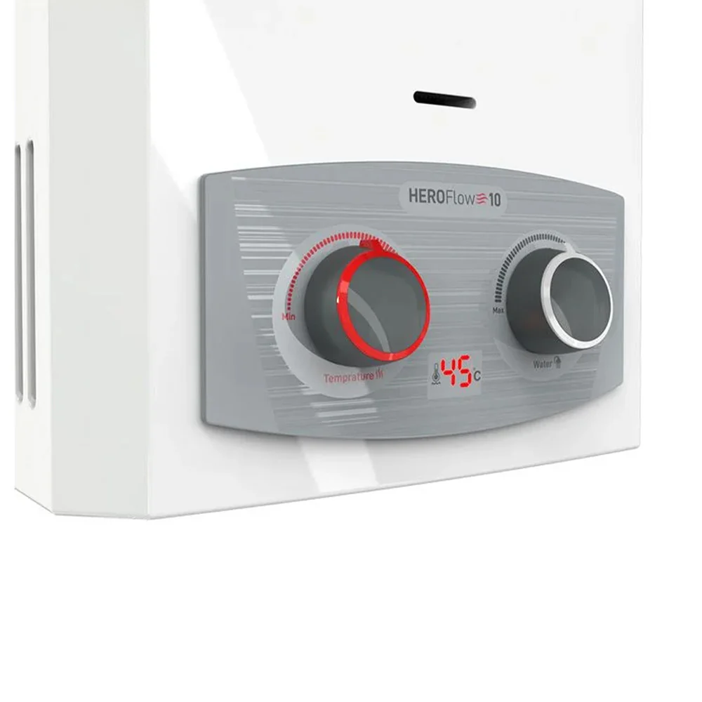 Olympic Gas Water Heater Hero Flow OYG06313WL 6L (Adapter) - White - Image 2