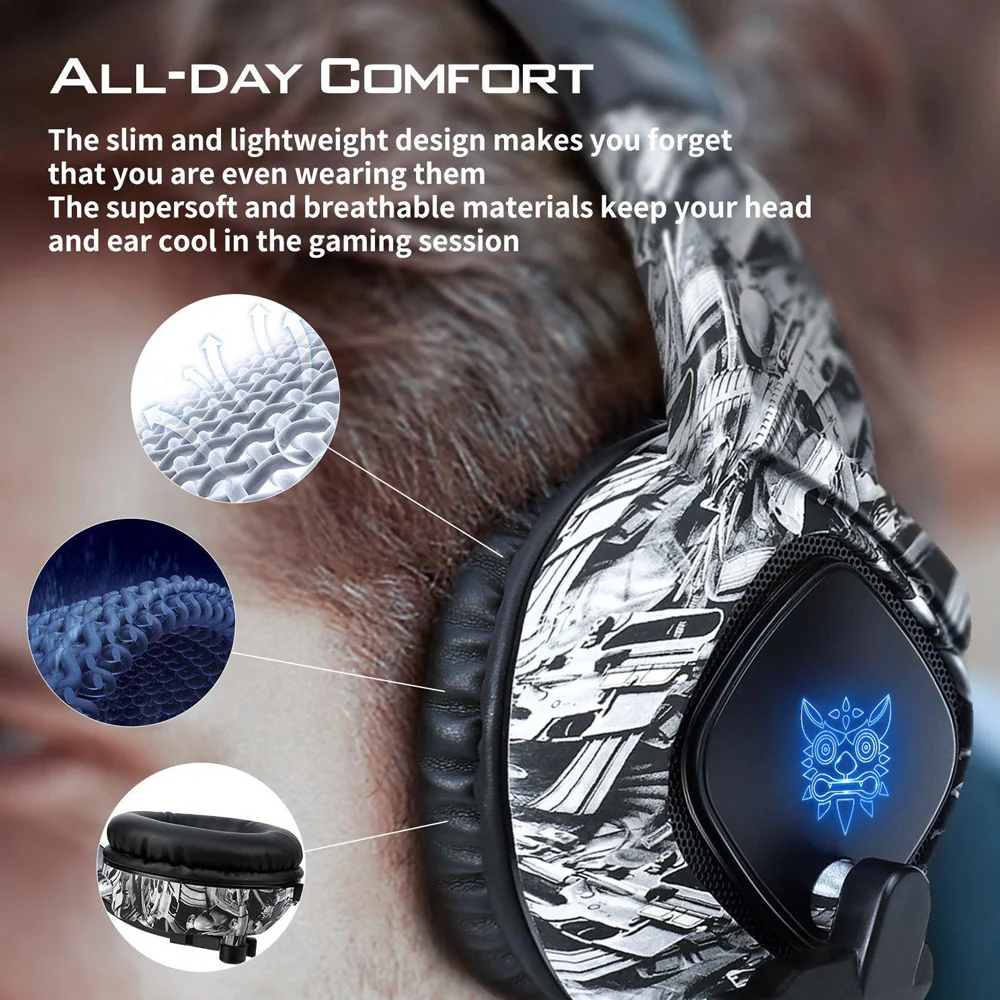 Onikuma K19 RGB Gaming Headset - Image 11