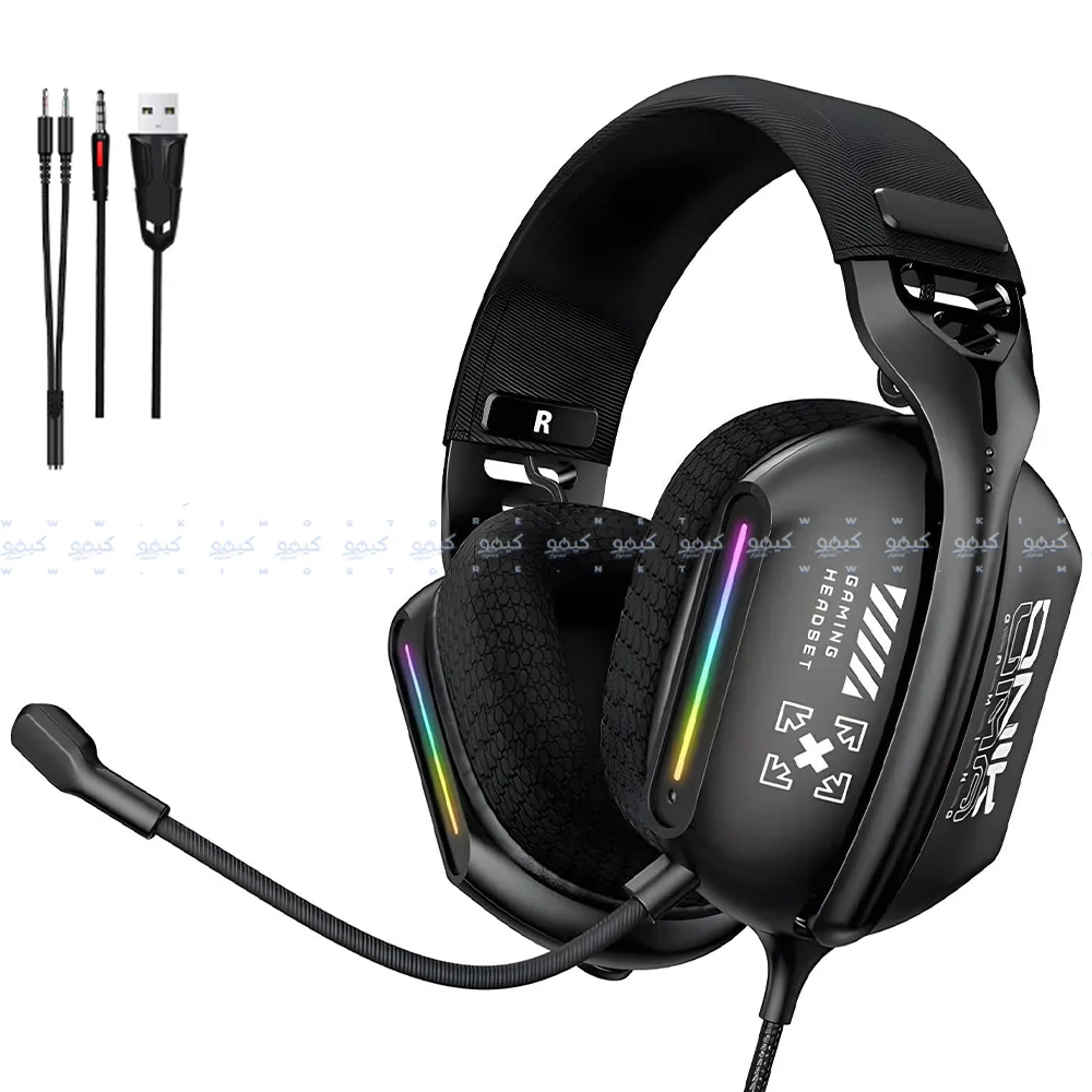 Onikuma X12 RGB Gaming Headset - Black
