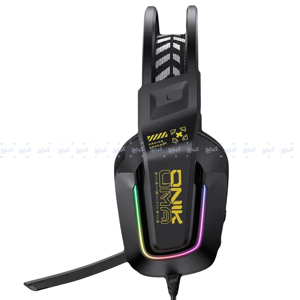 Onikuma X13 RGB Gaming Headset - Black - Image 2