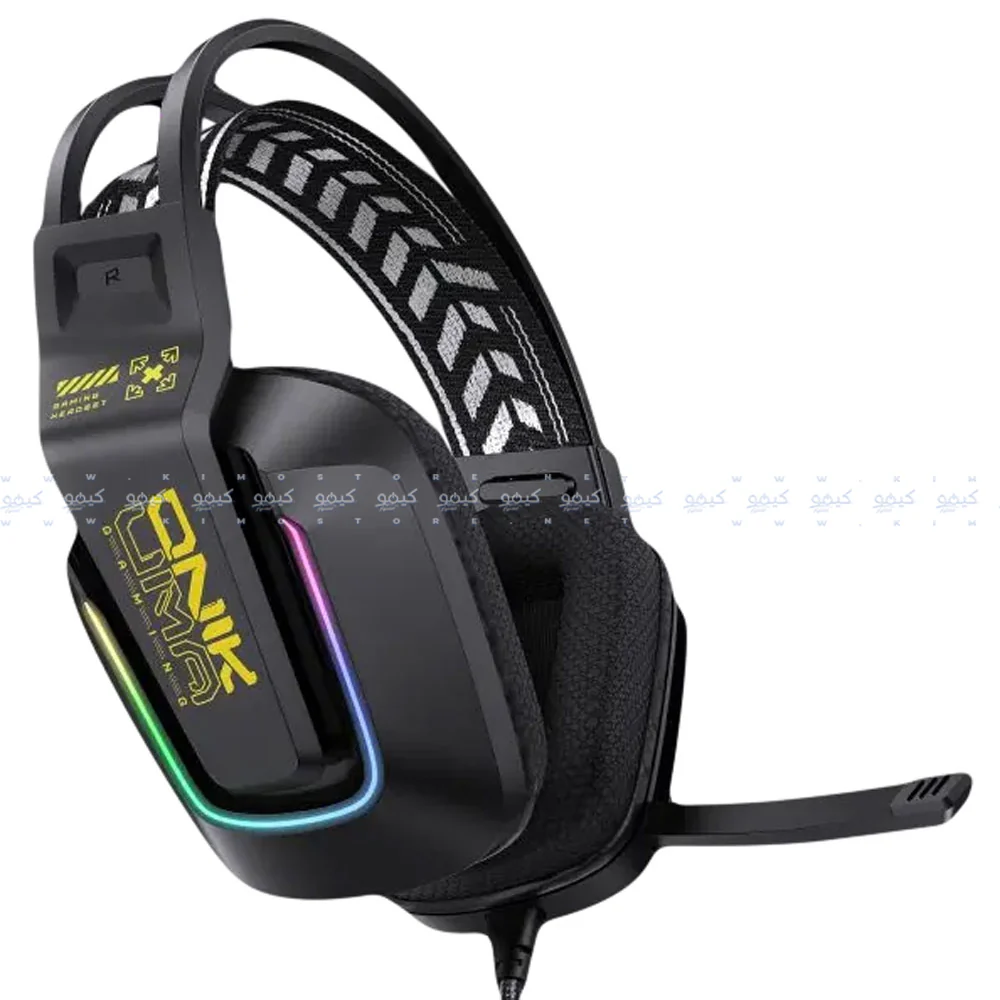 Onikuma X13 RGB Gaming Headset - Black - Image 3