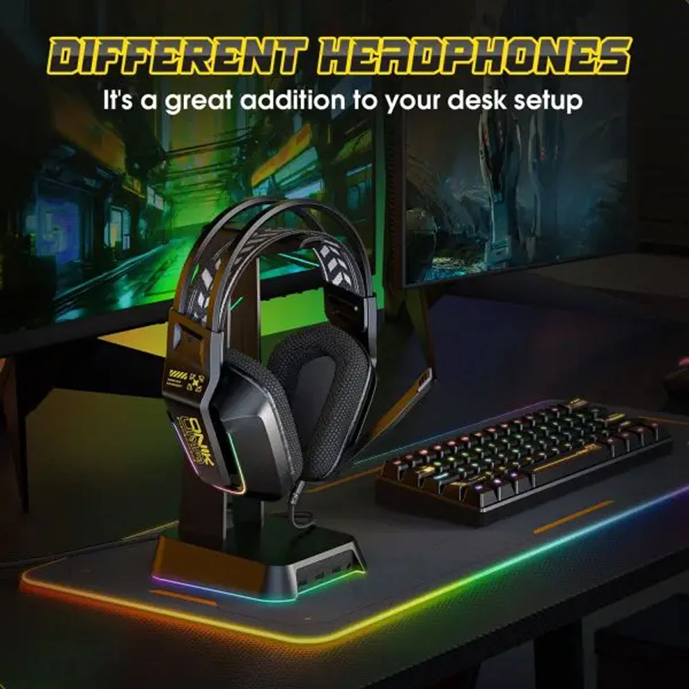 Onikuma X13 RGB Gaming Headset - Black - Image 6