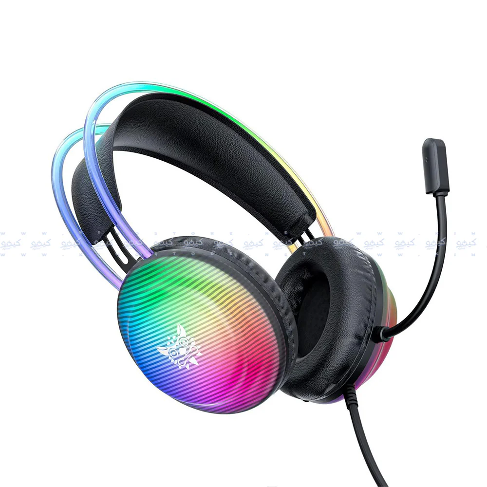 Onikuma X29 RGB Gaming Headset - Black - Image 4