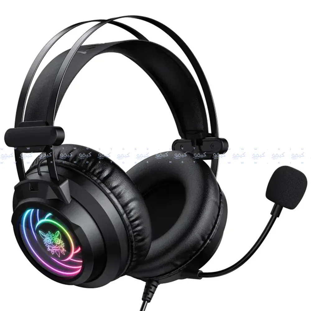 Onikuma X80 RGB Gaming Headset - Black - Image 2
