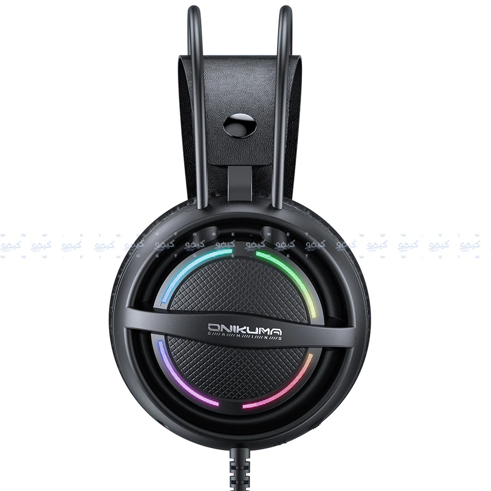 Onikuma X88 RGB Gaming Headset - Black - Image 3