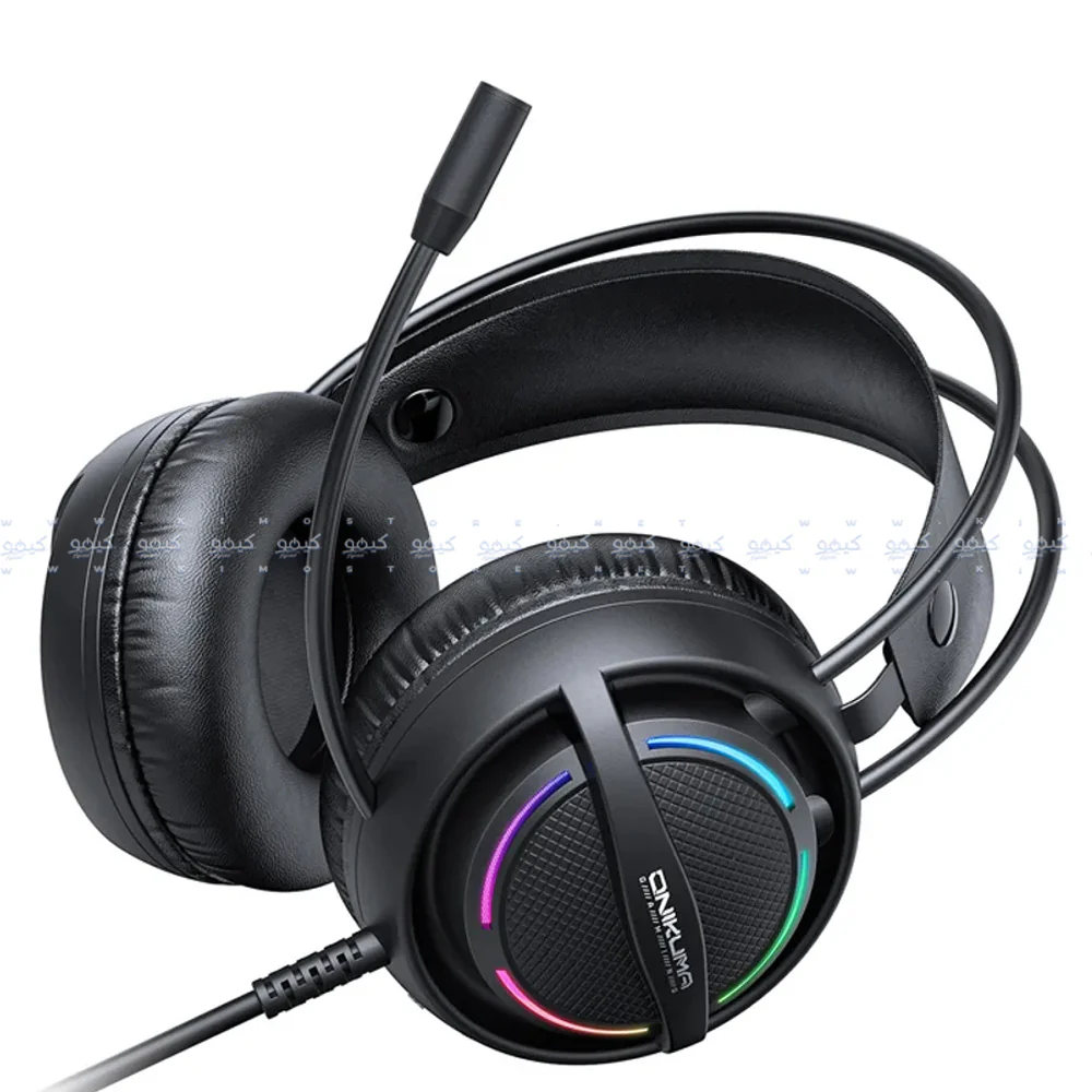 Onikuma X88 RGB Gaming Headset - Black - Image 5