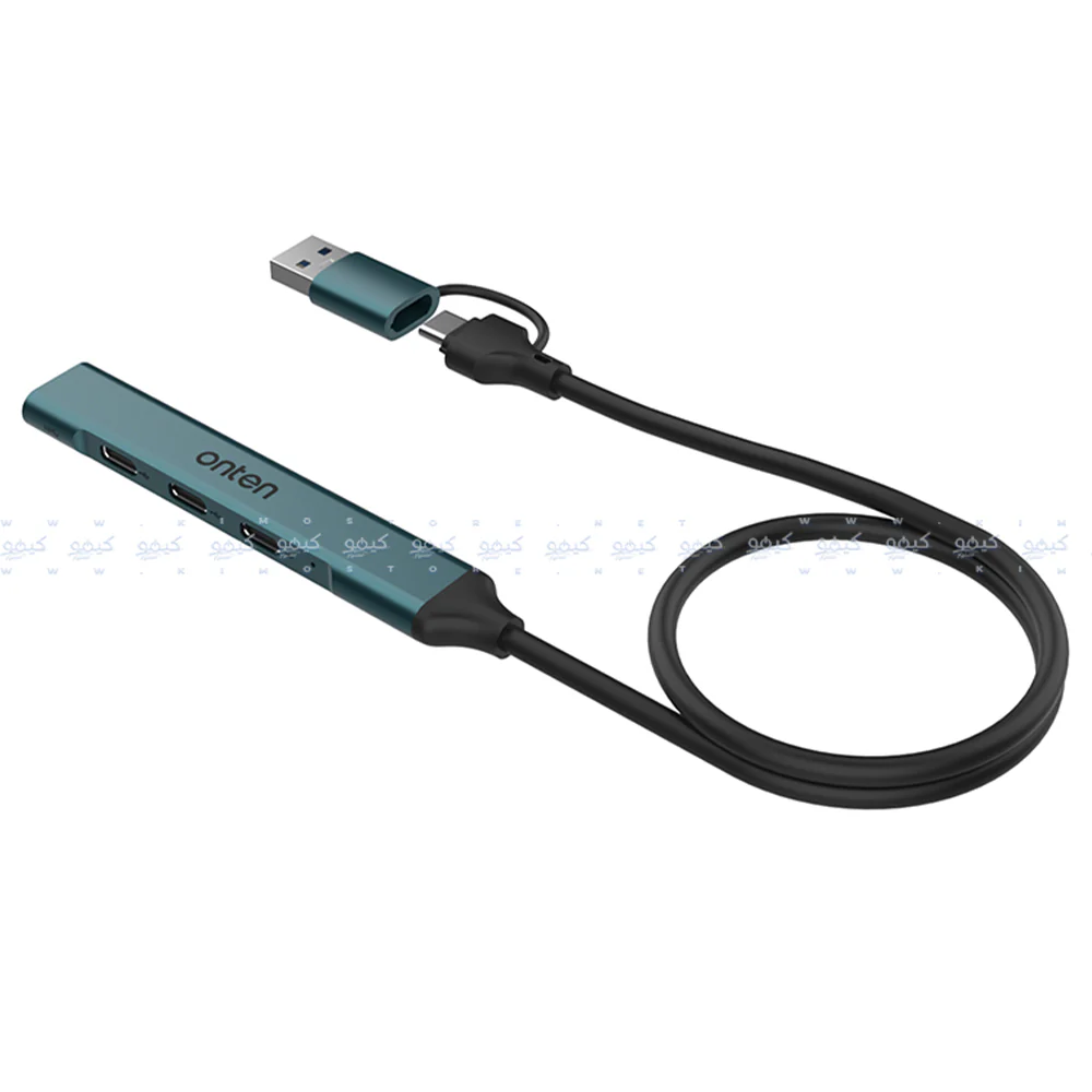 Onten OTN-UCA9703S 4in2 Type-C + USB HUB Converter - Image 3