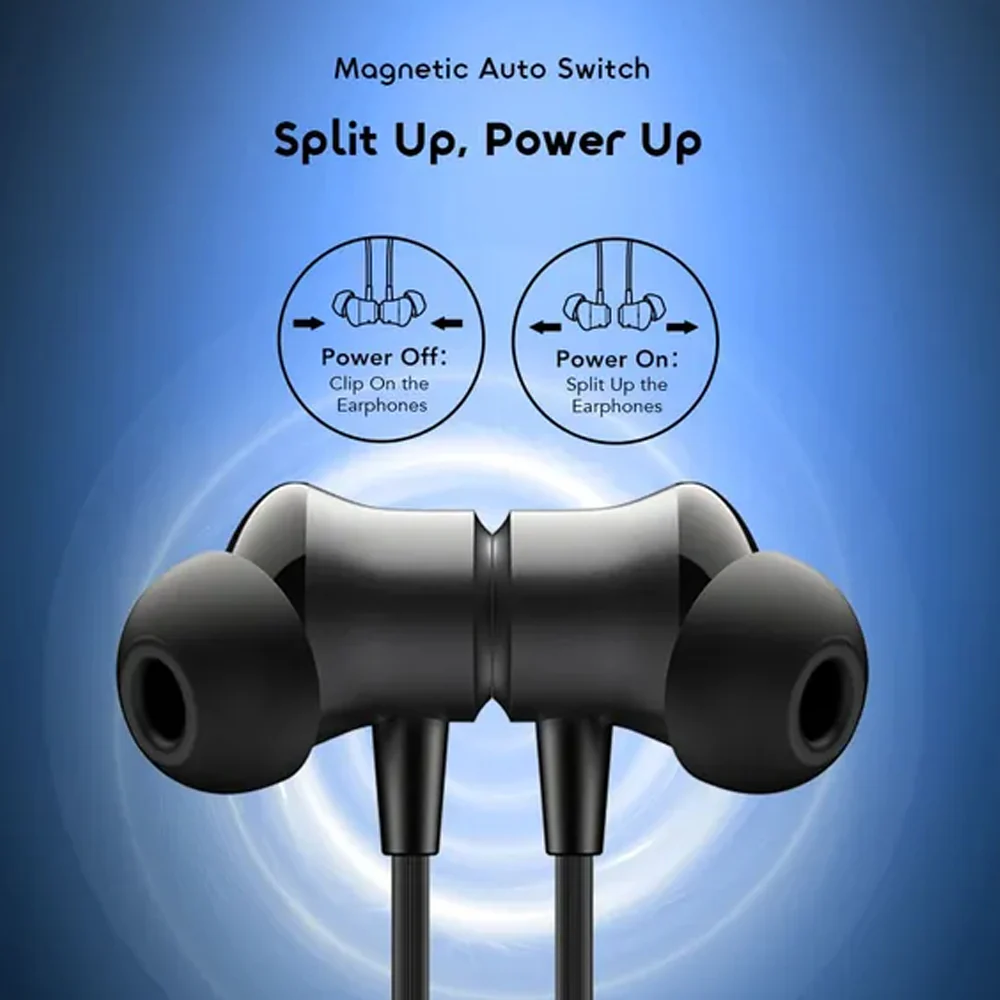 Oraimo Necklace 5 OEB-611 Neckband Wireless Earphone - Black - Image 3