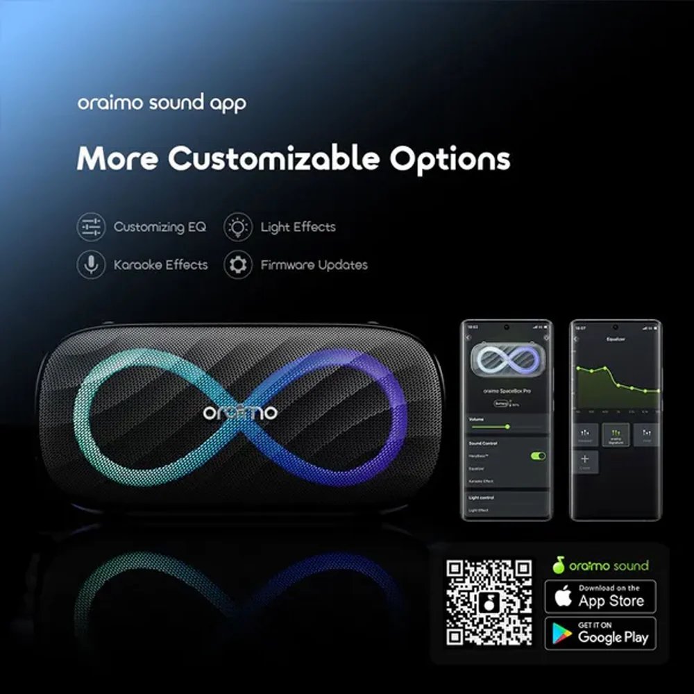 Oraimo SpaceBox Pro OBS-682 Karaoke Portable Bluetooth Speaker - Image 14