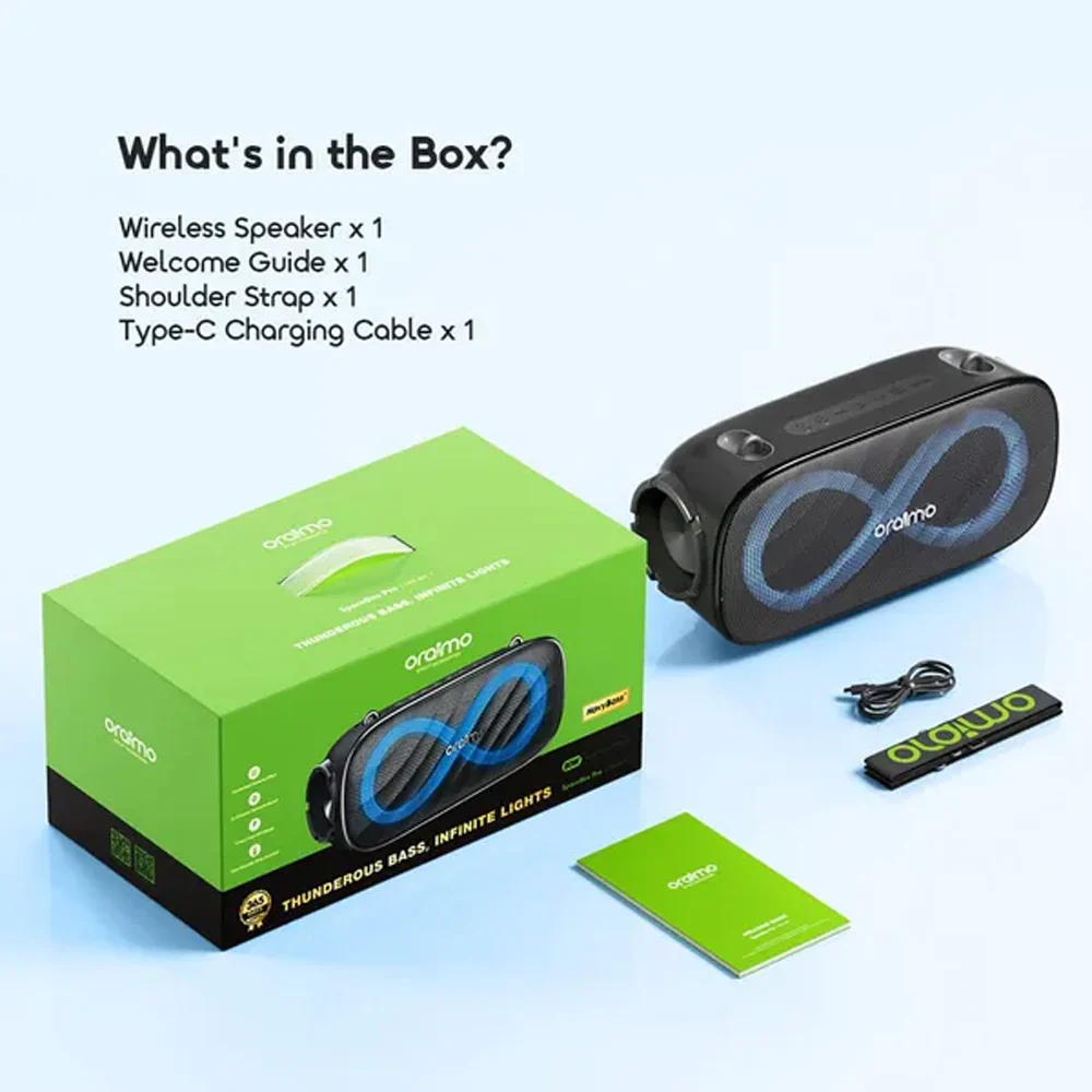 Oraimo SpaceBox Pro OBS-682 Karaoke Portable Bluetooth Speaker - Image 4