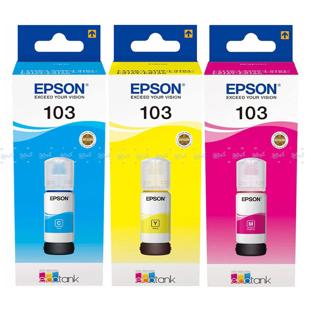 Pack of 2 Epson 103 Original Ink Cartridge Set Black & Tri Color - Image 6