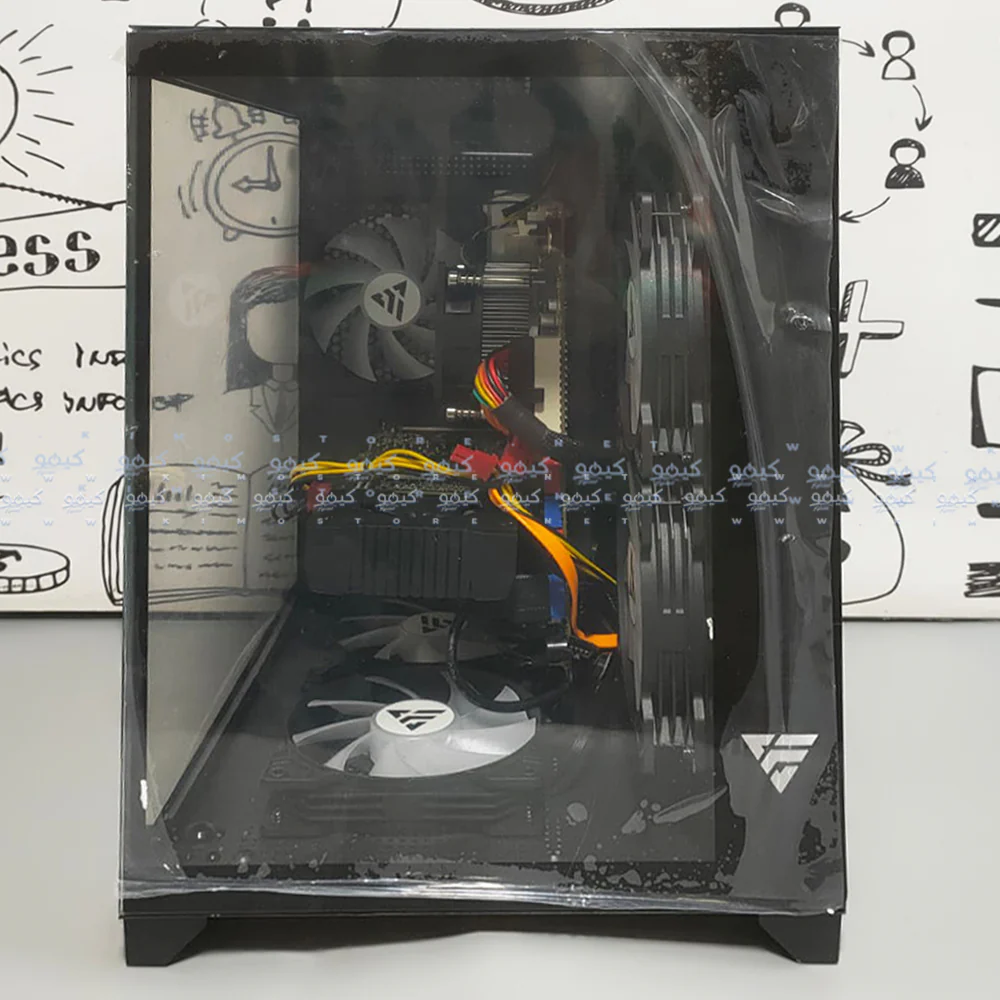 Phantom Aurora Pro Gaming Mid Tower Case (Intel Core i5-6400 - 8GB Ram - 128GB SSD - Zotac Gaming GeForce GTX 1660 Twin Fan 6GB GDDR5 Graphics Card - LG MS-G021 Motherboard LGA1151 - Power Supply 600W) Ready PC (Used) - Image 2