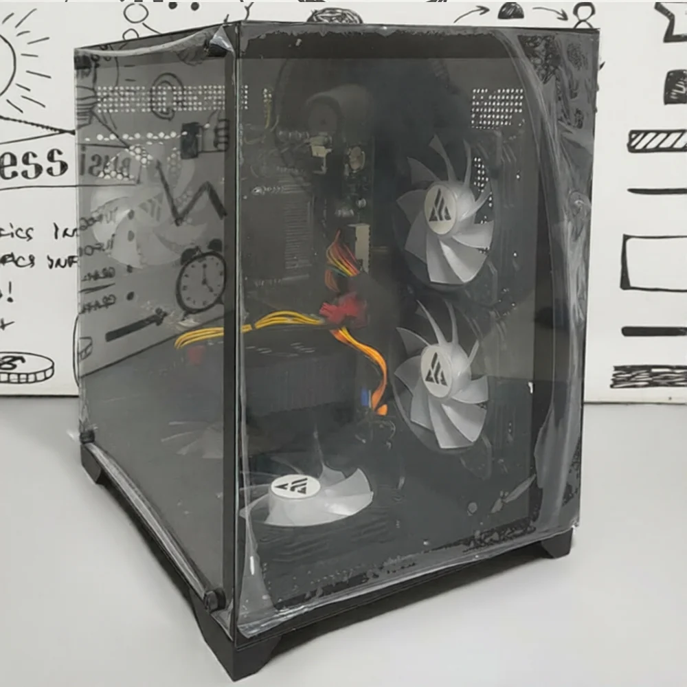 Phantom Aurora Pro Gaming Mid Tower Case (Intel Core i5-9400F - 8GB Ram - 120GB SSD - NVIDIA GTX 1060 3GB GDDR5 - M.B Asus EX-H310M-V3 - Power Supply 600W) Ready PC (Used) - Image 3