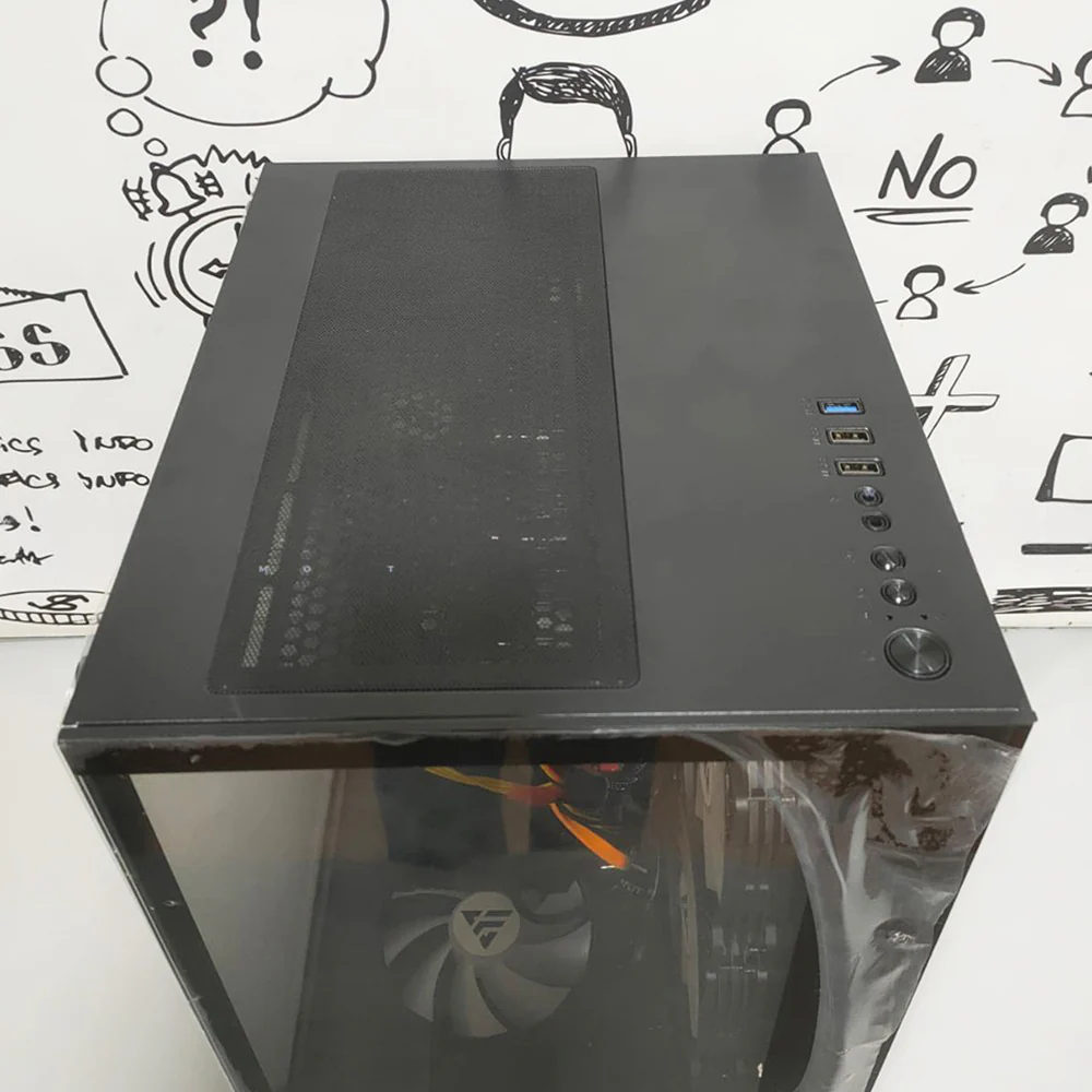 Phantom Aurora Pro Gaming Mid Tower Case (Intel Core i5-9400F - 8GB Ram - 120GB SSD - NVIDIA GTX 1060 3GB GDDR5 - M.B Asus EX-H310M-V3 - Power Supply 600W) Ready PC (Used) - Image 5