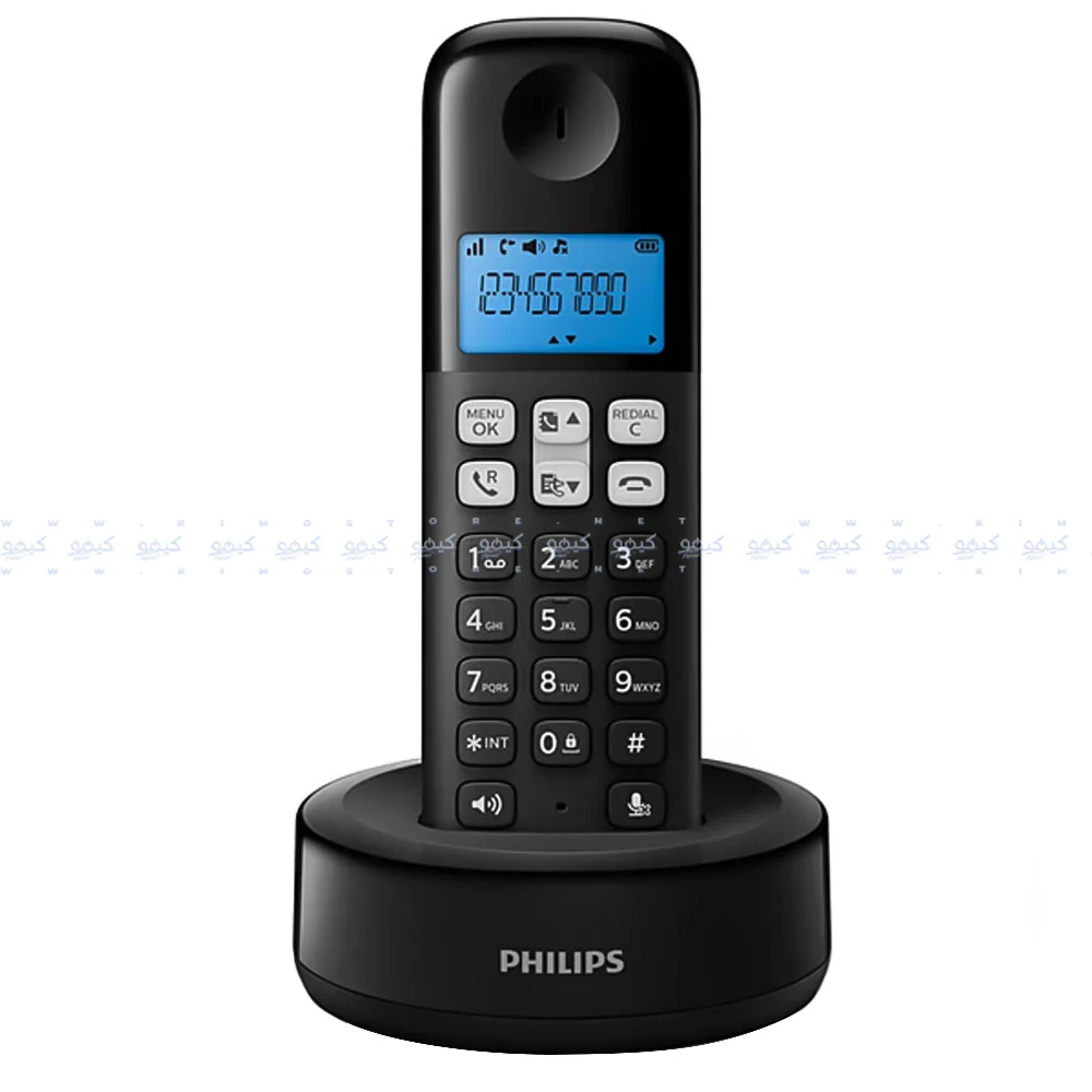 Philips D1611B/63 Cordless Telephone - Black - Image 2