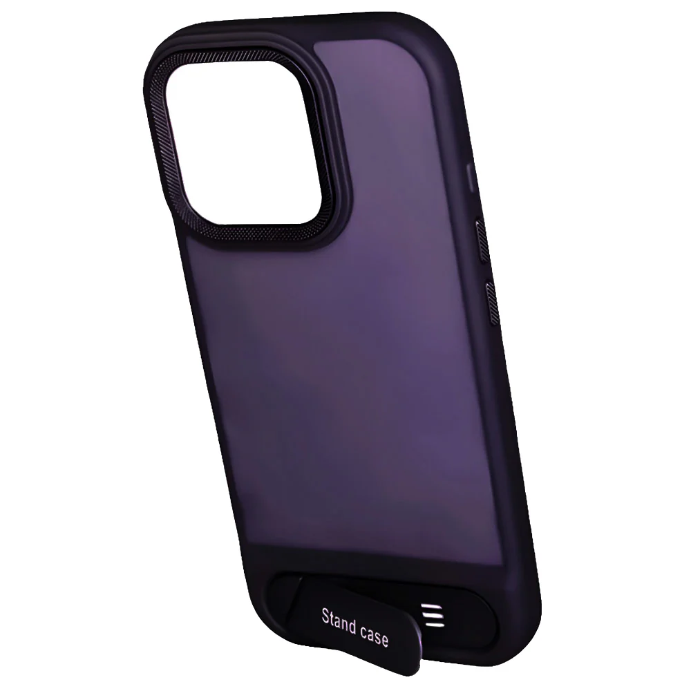 Phone Silicone Cover With Stand iPhone 14 Pro - Image 2