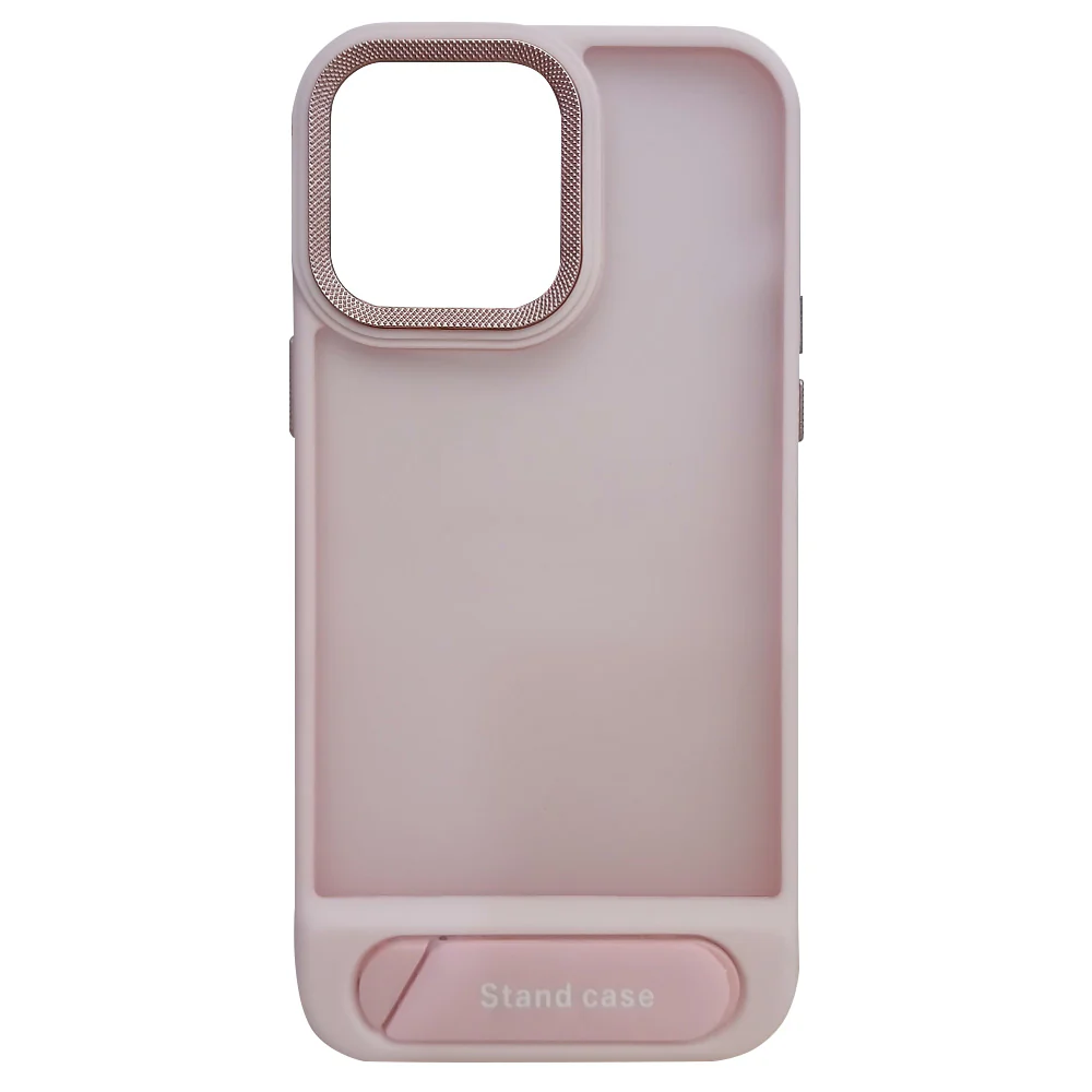 Phone Silicone Cover With Stand iPhone 16 Pro Max - Image 5