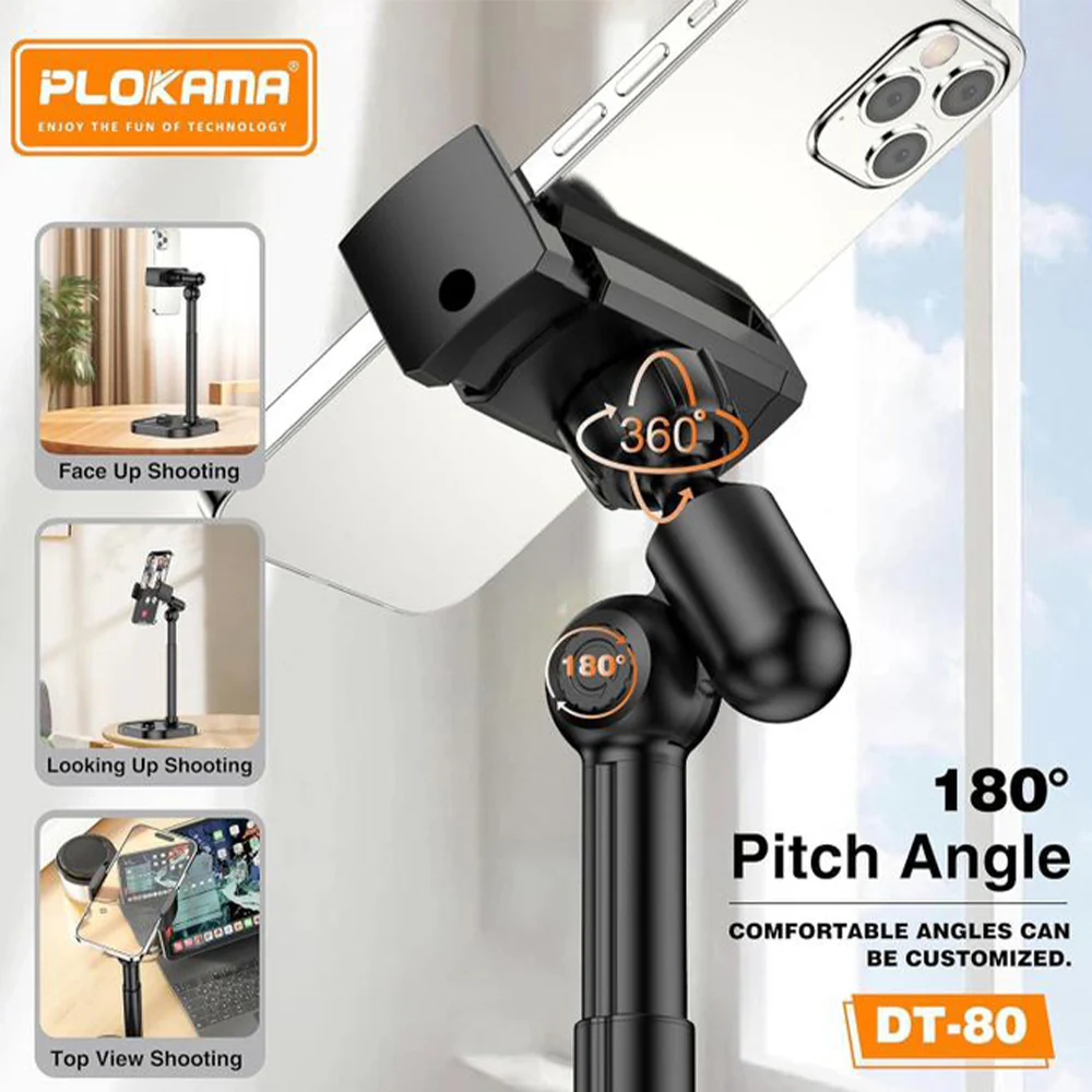 Plokama DT-80 Desktop Phone Holder 360° Full Rotation - Image 4