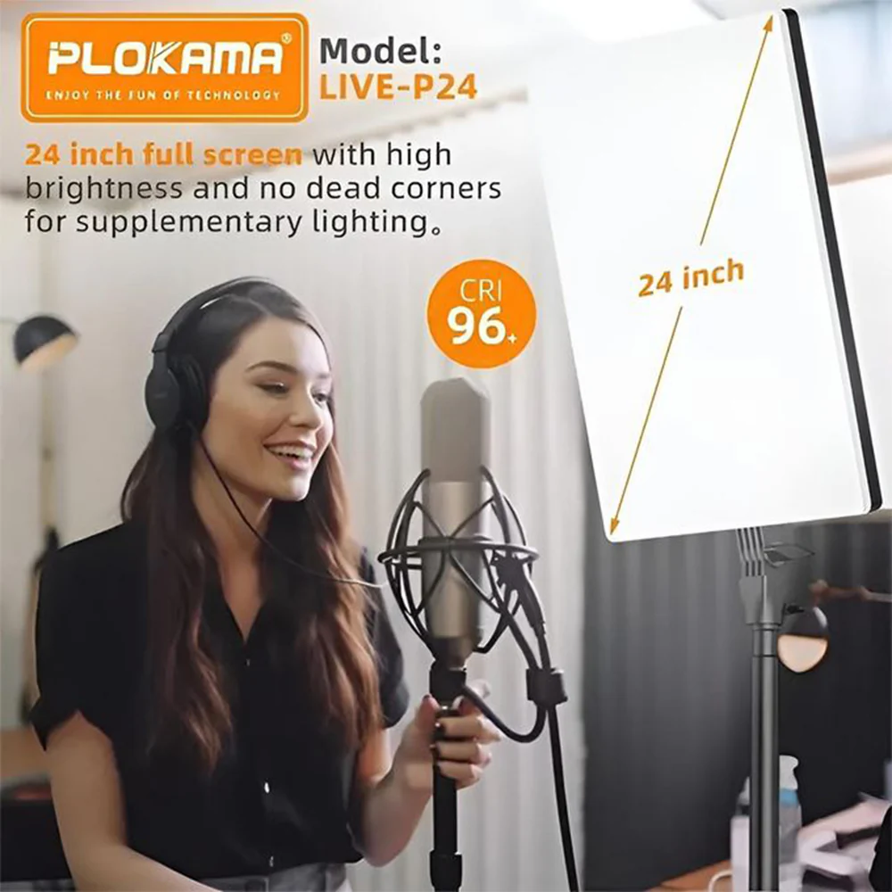 Plokama LIVE-P24 LED Professional Photography Fill Light - Image 6