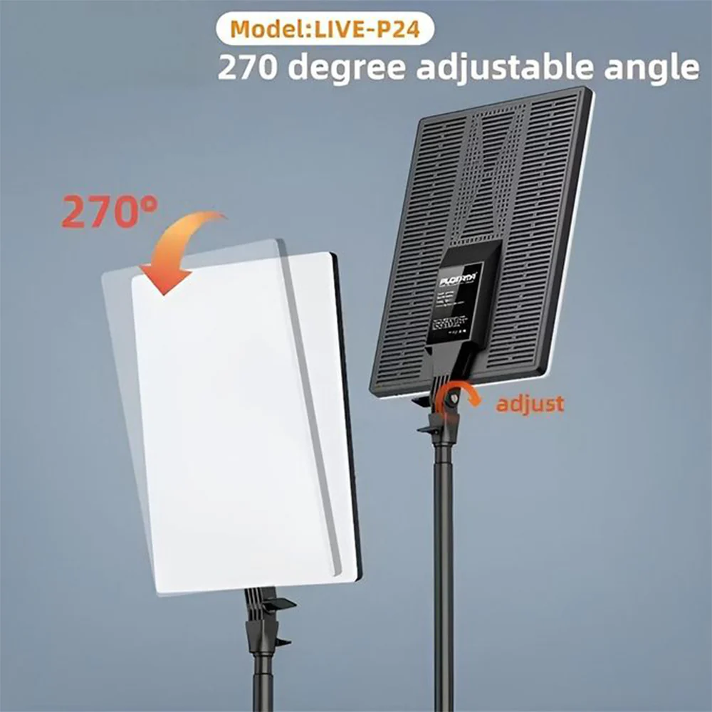Plokama LIVE-P24 LED Professional Photography Fill Light - Image 7