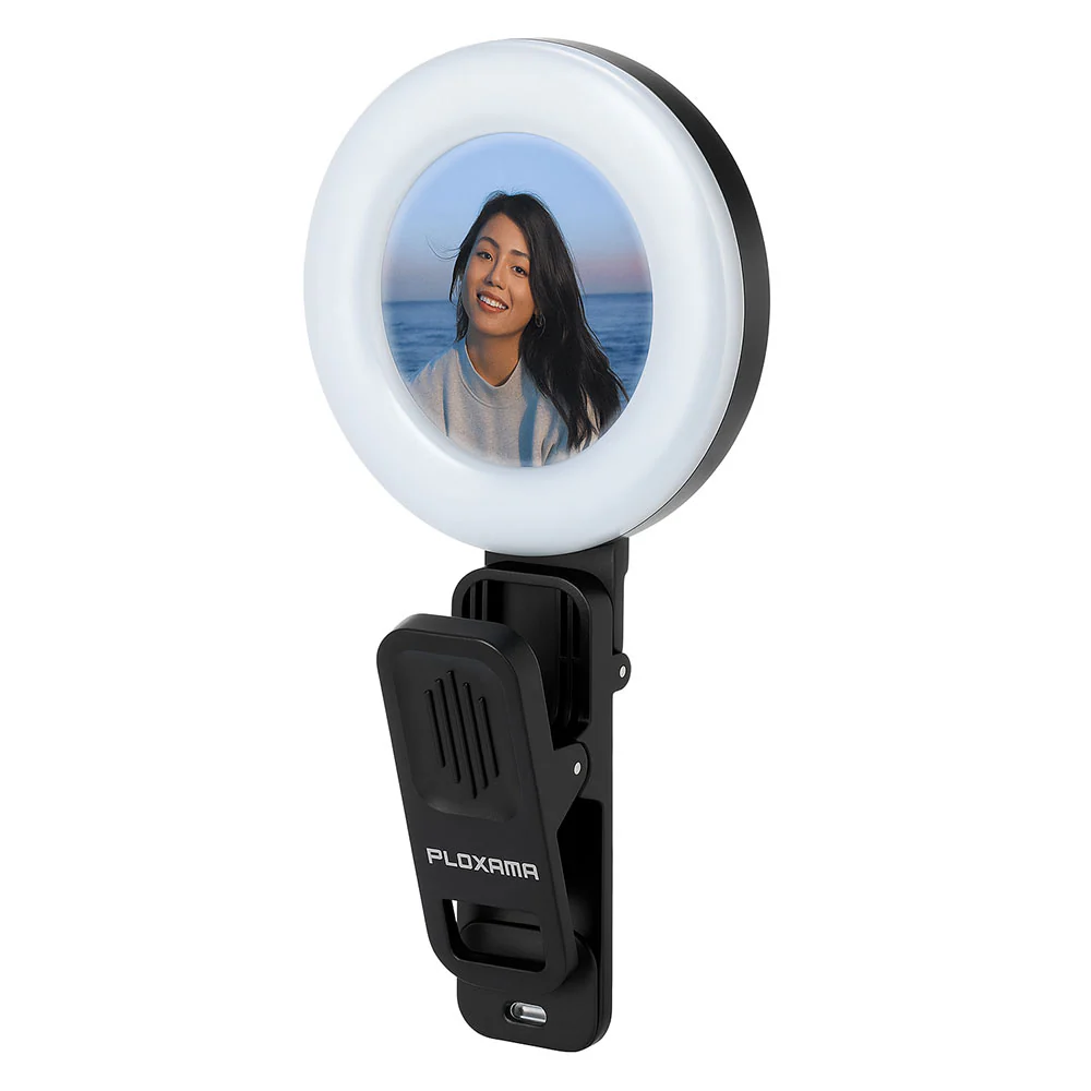 Plokama U20 Phone Clip LED Selfie Ring Light