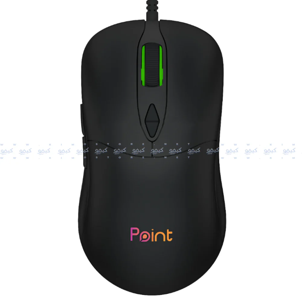 Point PT-210 Wired RGB Gaming Mouse 3600Dpi - Black