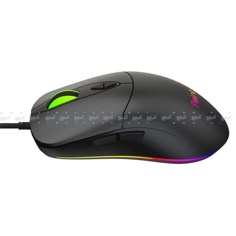 Point PT-210 Wired RGB Gaming Mouse 3600Dpi - Black - Image 4