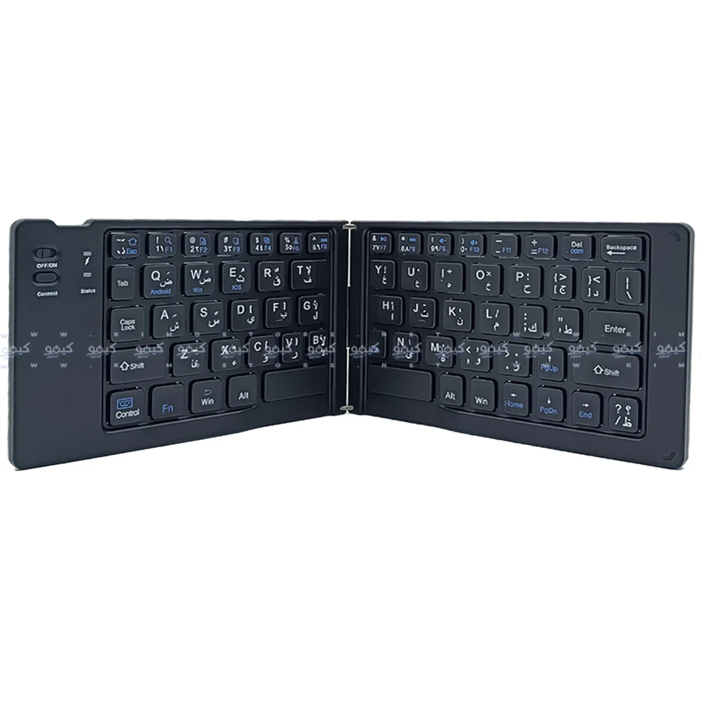 Point PT-300 Foldable Bluetooth Keyboard English & Arabic - Image 2