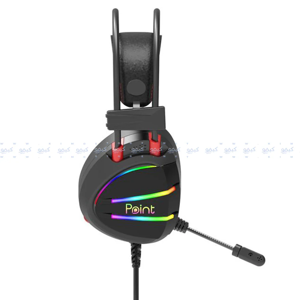 Point PT-900H RGB Gaming Headset 7.1 Surround Sound - Black - Image 2