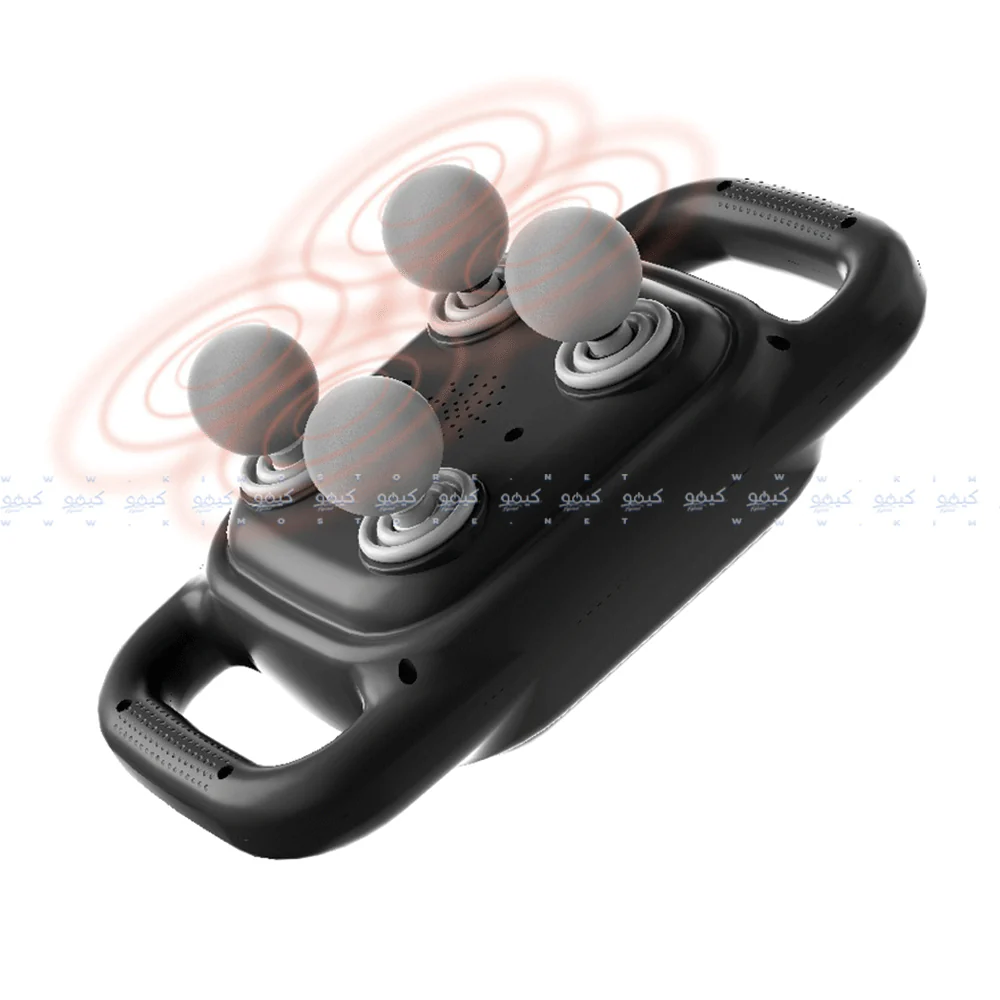 Porodo Lifestyle Massager Quad Comfort PD-4HMSG-BK 2000mAh - Image 3