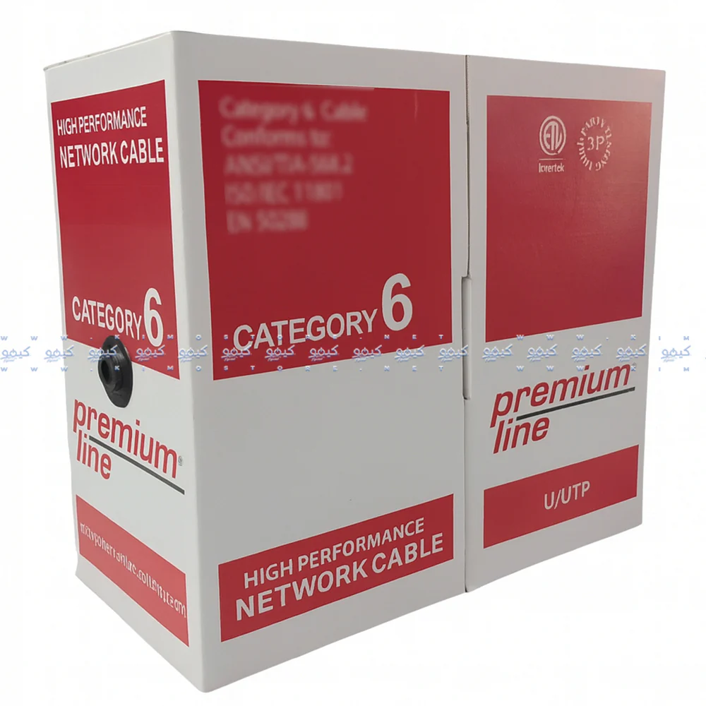 Premium Line 23 AWG (LSOH) Network Cable 305m Cat6 U/UTP - Gray