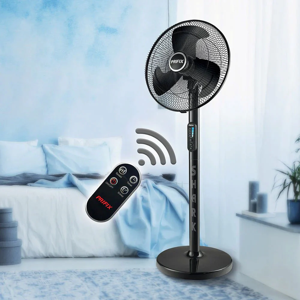 Prifix Stand Fan With Remote Shark SFS-181 18 Inch - Image 4
