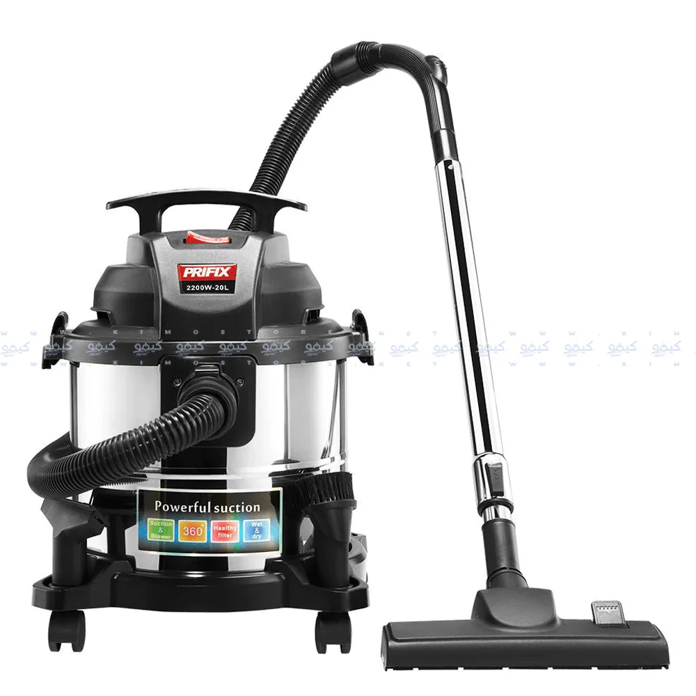 Prifix Wet & Dry Drum Vacuum Cleaner El Dababa 20L 2200W