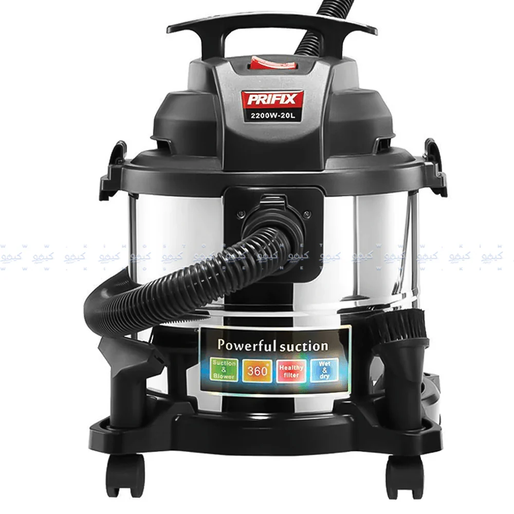 Prifix Wet & Dry Drum Vacuum Cleaner El Dababa 20L 2200W - Image 2
