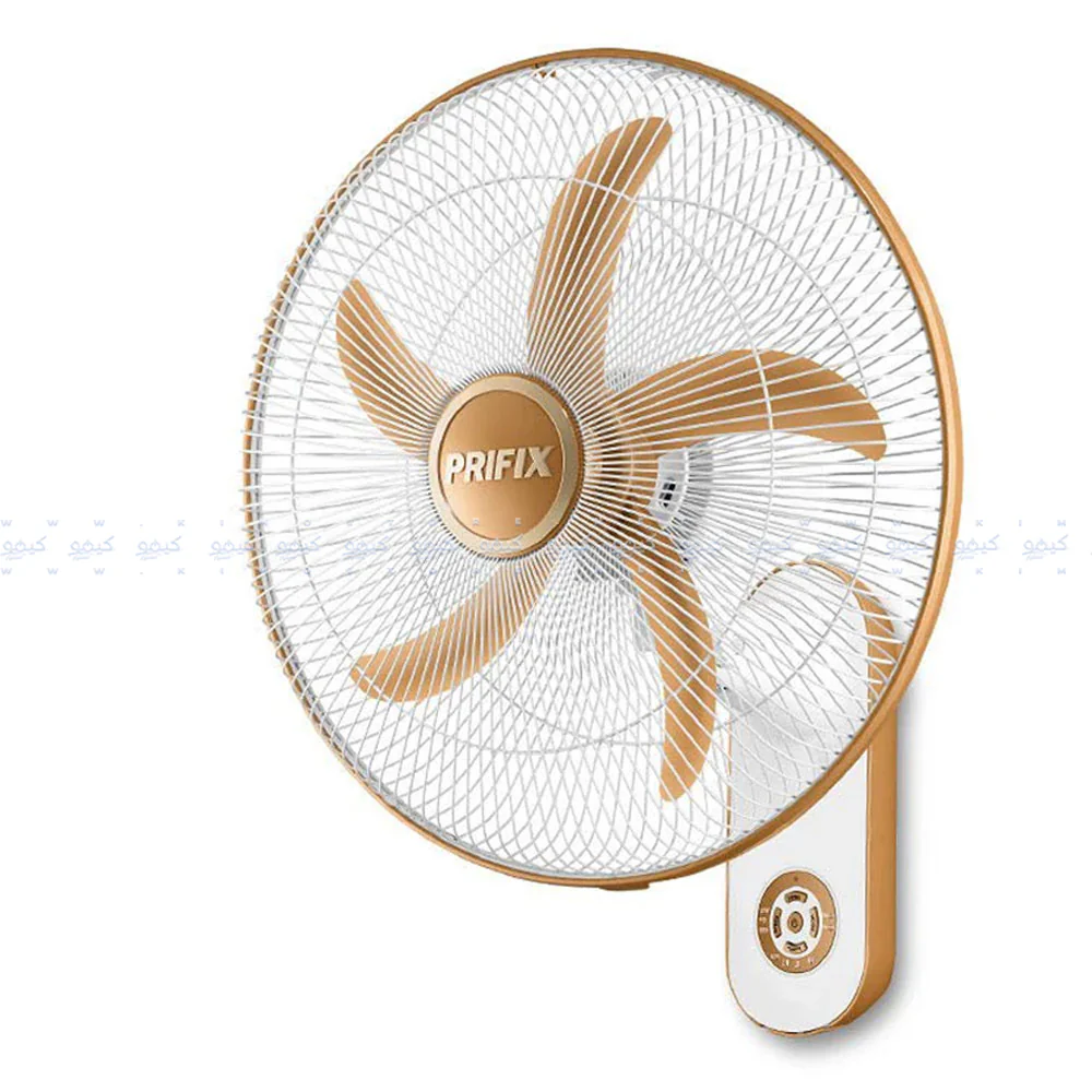 Prifix Wall Fan With Remote Hawaii WFH-181 18 Inch - Image 2