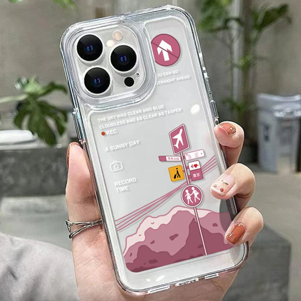 Printed Clear Phone Cover iPhone - Image 3