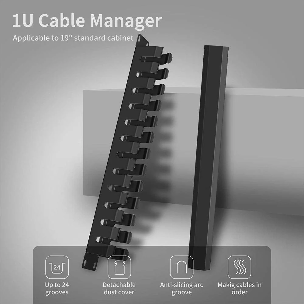 Prolink Plastic Cable Management 1U 24 Port - Image 3
